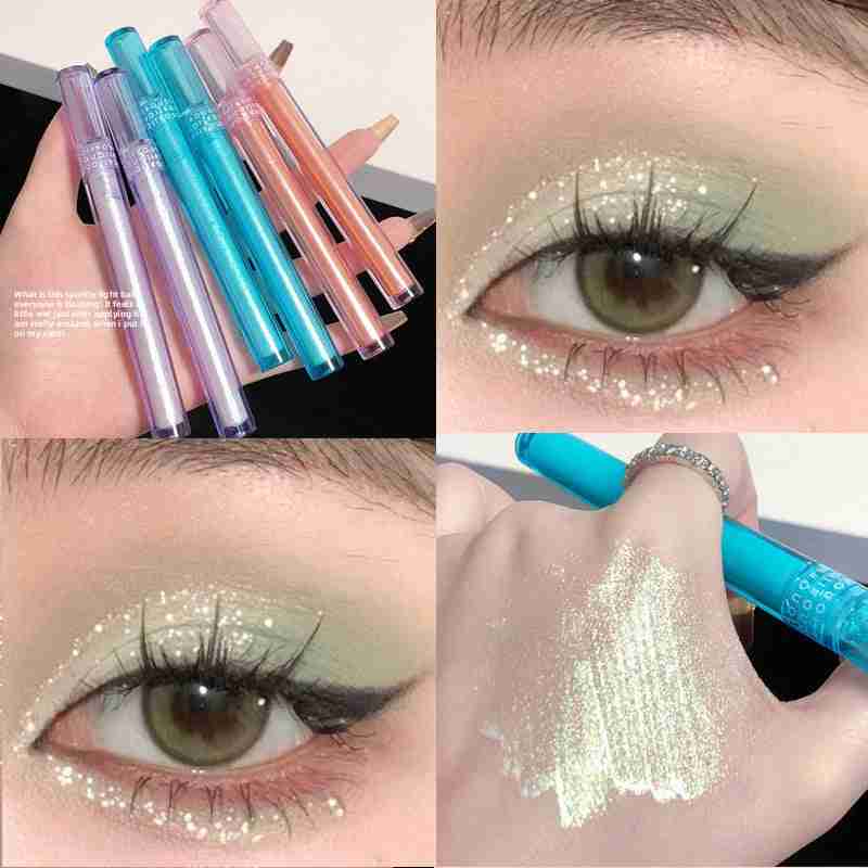 pearl glitter liquid eye shadow makeup