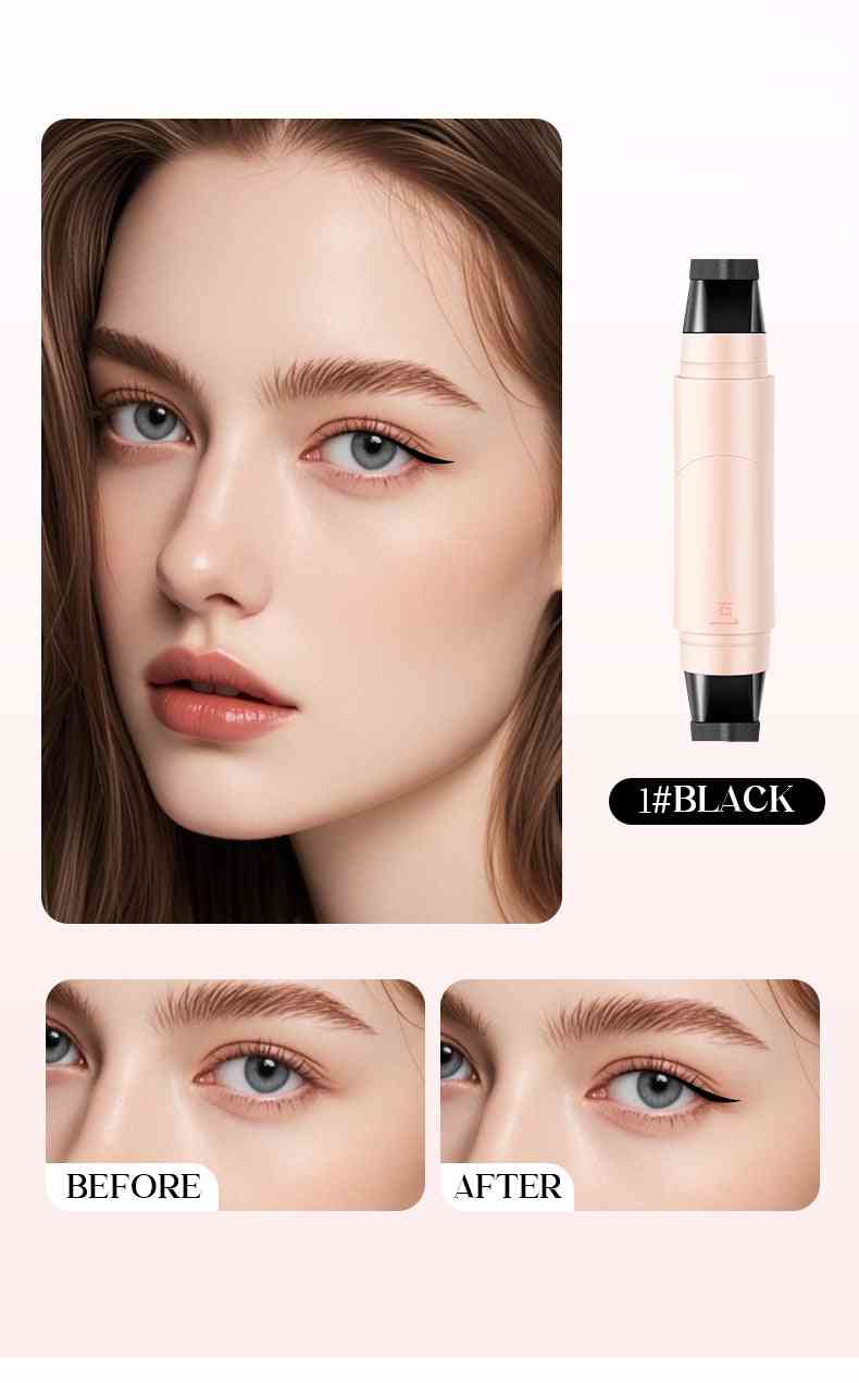 Eyeliner stamp pen for winged eye makeup