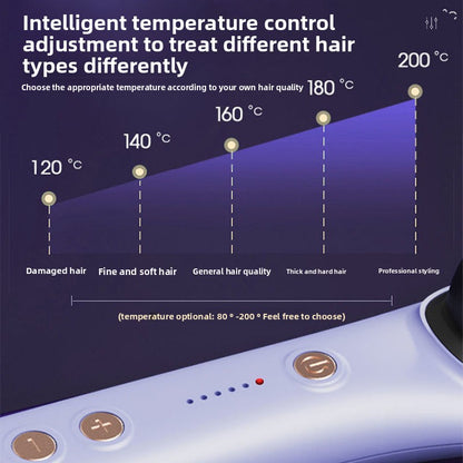 Ceramic Ionic Hair Straightener and Curling Brush