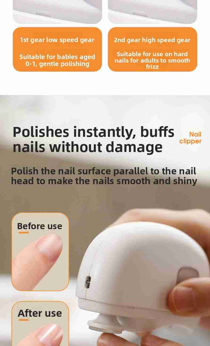 Portable electric nail clippers for home use