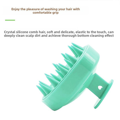 Silicone hairbrush