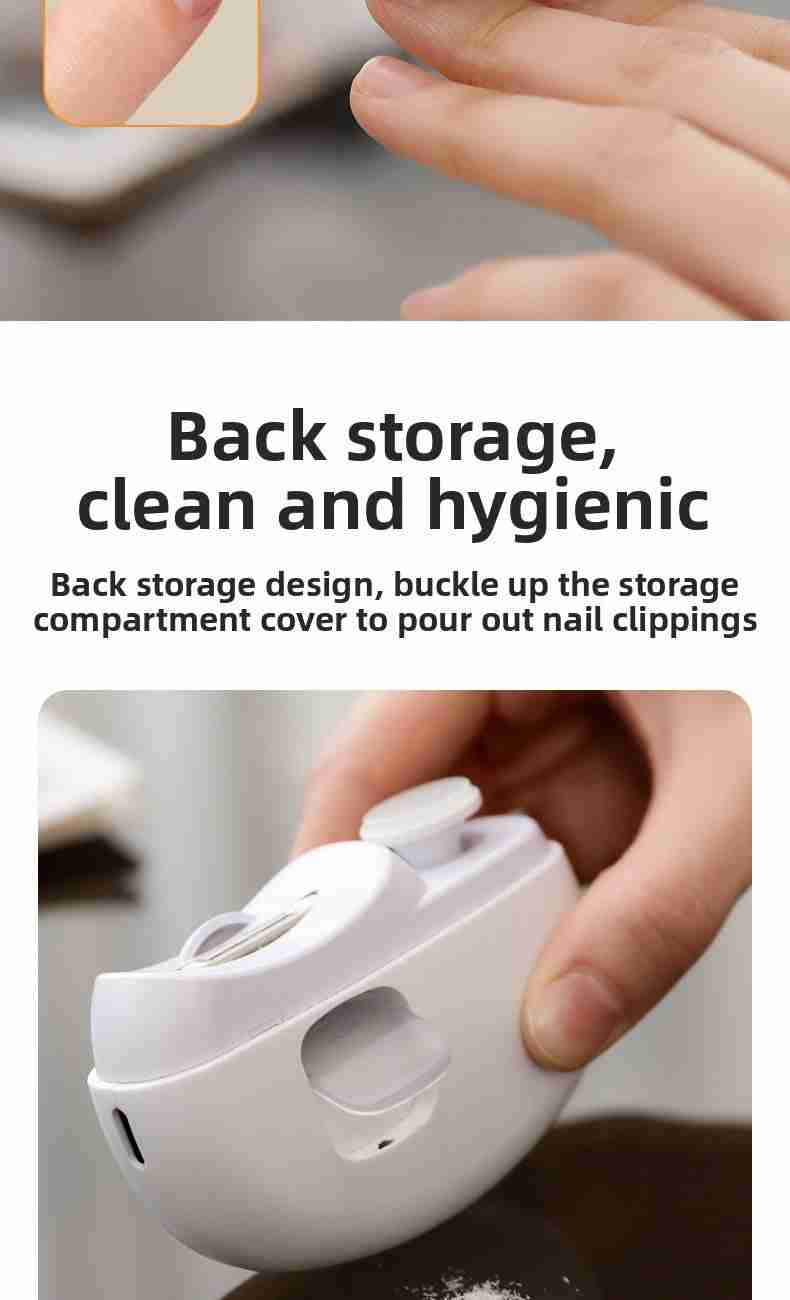 Portable electric nail clippers for home use