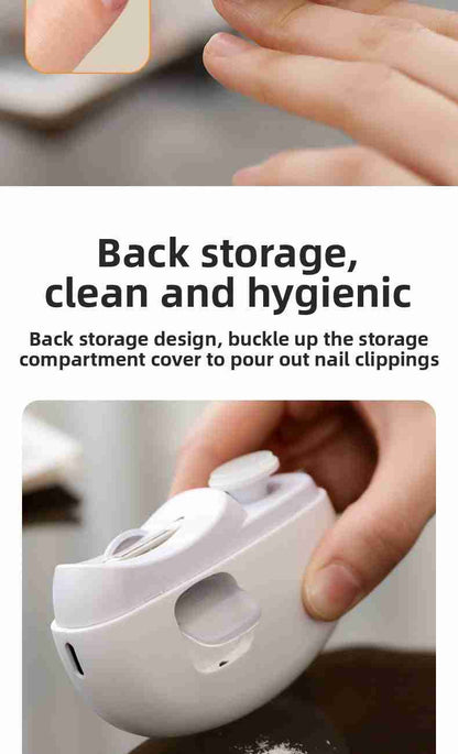 Portable electric nail clippers for home use