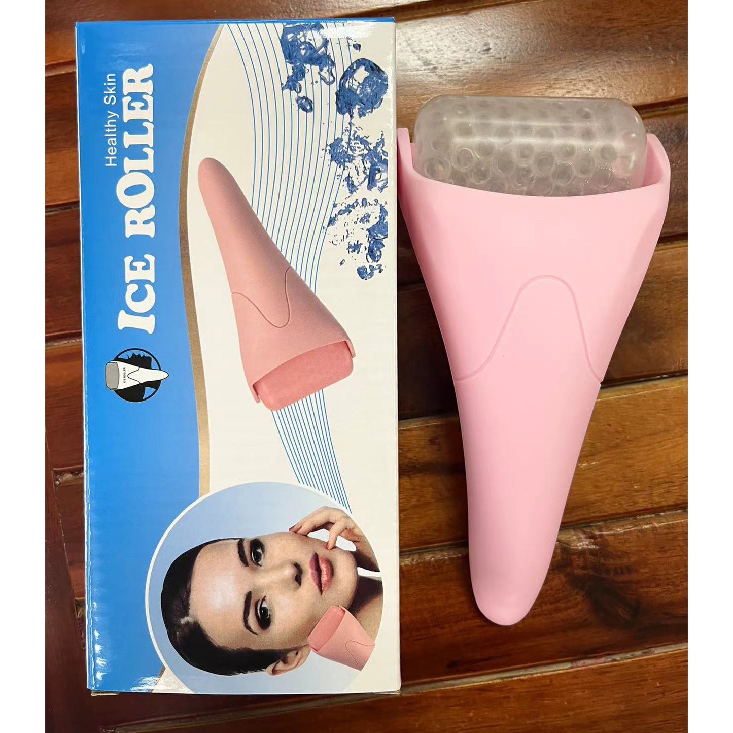 Ice Roller Facial Massager with Cooling Therapy