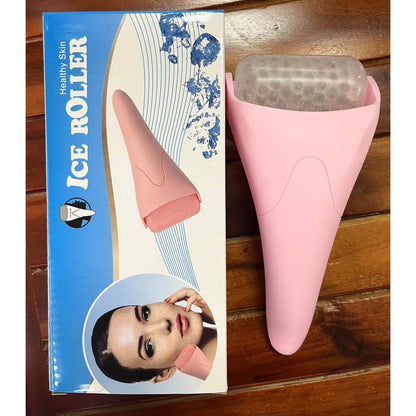 Ice Roller Facial Massager with Cooling Therapy