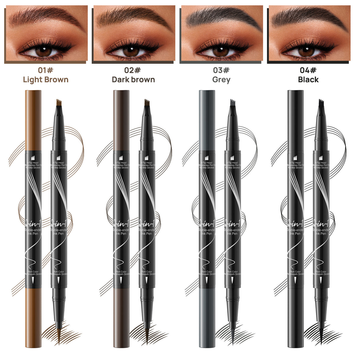 eyebrow pencil eyeliner