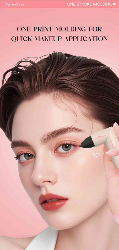 Eyeliner stamp pen for winged eye makeup
