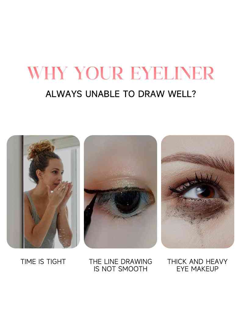 Eyeliner stamp pen for winged eye makeup