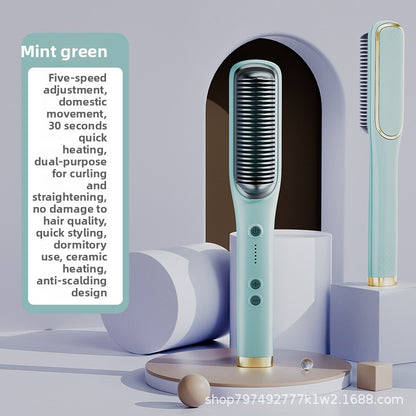 Ceramic Ionic Hair Straightener and Curling Brush