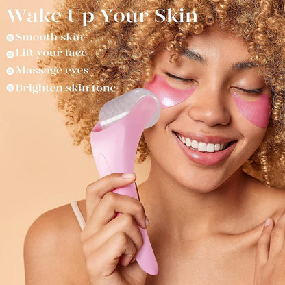 Ice Roller Facial Massager with Cooling Therapy