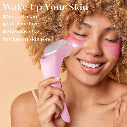 Ice Roller Facial Massager with Cooling Therapy