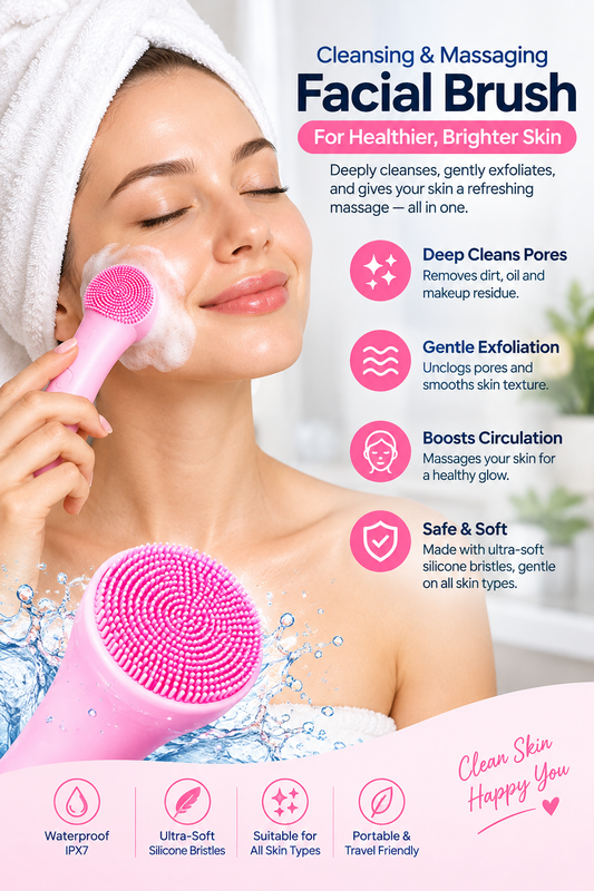 eletric facial cleansing brush