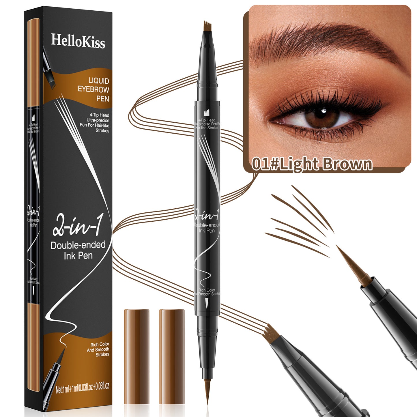 eyebrow pencil eyeliner