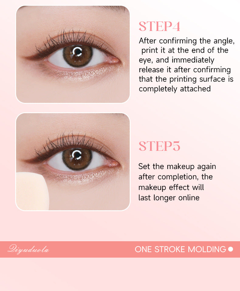 Eyeliner stamp pen for winged eye makeup