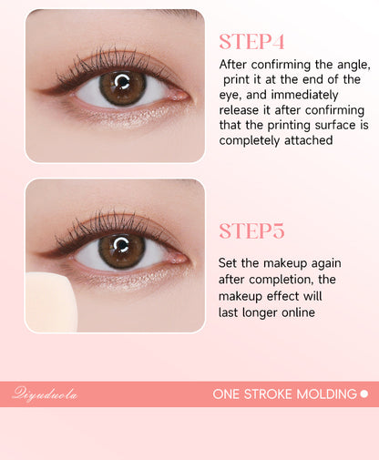 Eyeliner stamp pen for winged eye makeup